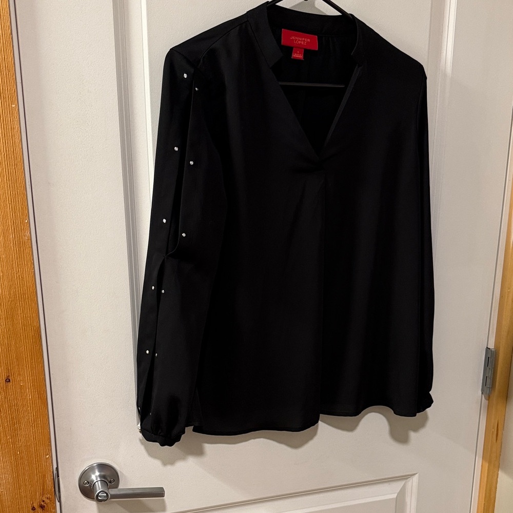 Black Women's Top by Jennifer Lopez